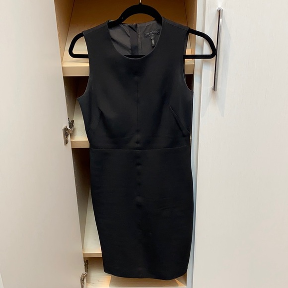 Rag & Bone stretchy black dress with zipper details. - Picture 1 of 3